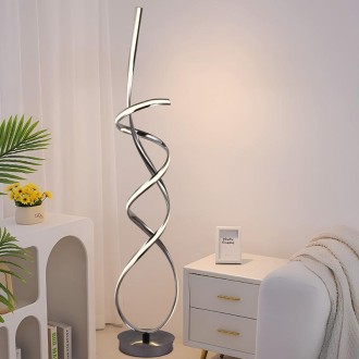 NEDES - LED designová stojací lampa 80W - JF2302/CH