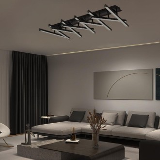 NEDES - LED stropní svítidlo s dálkovým ovladačem 125W - J3372/BCH