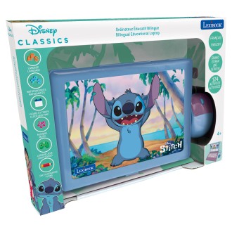 Česko-anglický vzdělávací notebook Disney Stitch