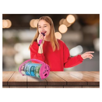 Reproduktor s mikrofonem Boombox Barbie
