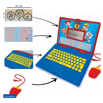 Česko-anglický vzdělávací notebook Tlapková patrola