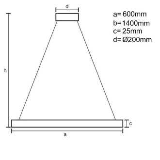 NEDES - LED svítidlo + dálkový ovladač 75W - J4341/B