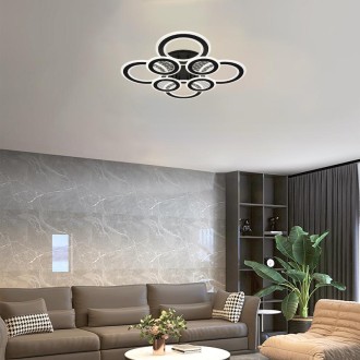 NEDES - LED stropní svítidlo s dálkovým ovladačem 200W - J3347/B