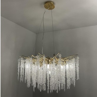 NEDES - Luxusní závěsný křišťálový lustr 13 x G9 - CA021/800