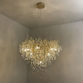 NEDES - Luxusní závěsný křišťálový lustr 12 x G9 - CA061/800