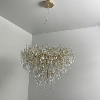 NEDES - Luxusní závěsný křišťálový lustr 12 x G9 - CA061/800