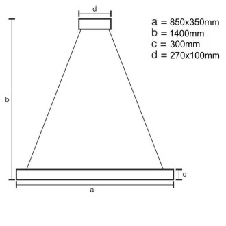 NEDES - LED svítidlo + dálkový ovladač 90W - J6334/C