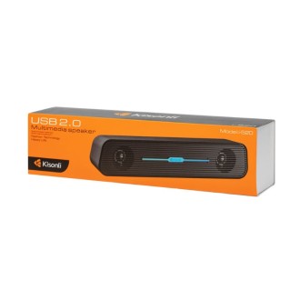 Kisonli i-520 reproduktor - 2x3W, USB, Černá