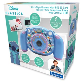 HD kamera a fotoaparát v jednom s SD kartou Disney Stitch