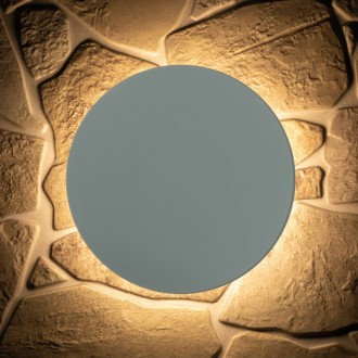 T-led - LED nástěnné svítidlo EKLIPSO G šedé Barva krytu: Šedá, Varianta: 18W, Napětí (V): 230 V