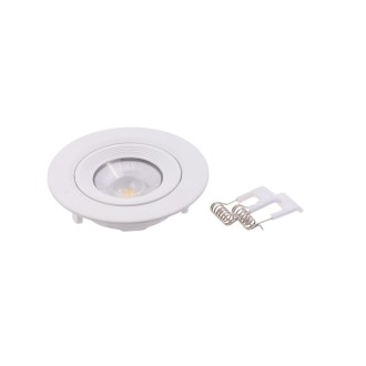 T-led - LED svítidlo ISDA 7W bílé Barva krytu: Bílá, Varianta: Teplá bílá