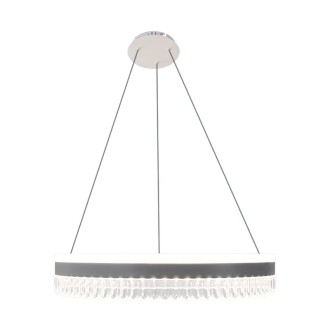 NEDES - LED luxusní závěsné křišťálové svítidlo s dálkovým ovladačem 80W - TA2302/W