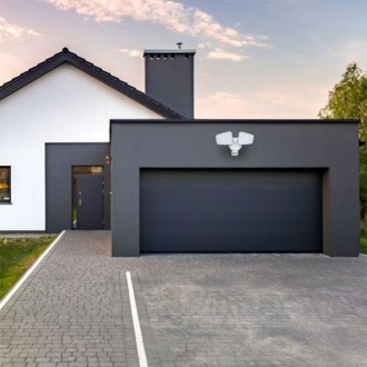 NEDES - Venkovní bílý LED reflektor s PIR senzorem 24W / 3000K / 4000K / 6000K - LFX125