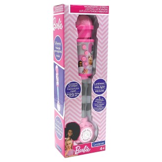 Svítící trendy mikrofon Barbie s melodiemi