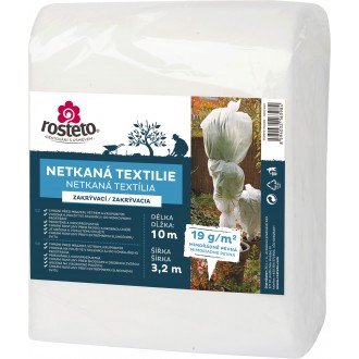 Neotex / netkaná textilie Rosteto - bílý 19g šíře 10 x 3,2 m