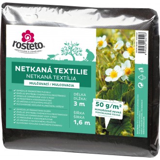 Neotex / netkaná textilie Rosteto - černý 50g šíře 3 x 1,6 m