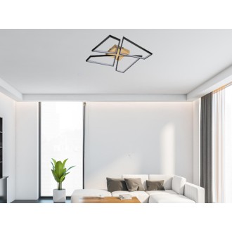 NEDES - LED stropní svítidlo s dálkovým ovladačem 115W - TA1312/BW