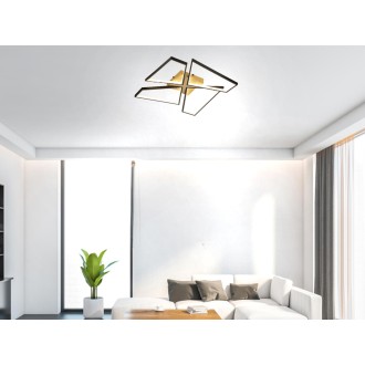 NEDES - LED stropní svítidlo s dálkovým ovladačem 115W - TA1312/BW
