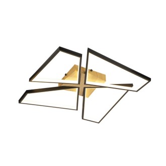 NEDES - LED stropní svítidlo s dálkovým ovladačem 115W - TA1312/BW