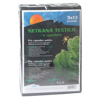 Neotex / netkaná textilie výsek černý 45g - saláty šíře 1,6 x 4,2 m