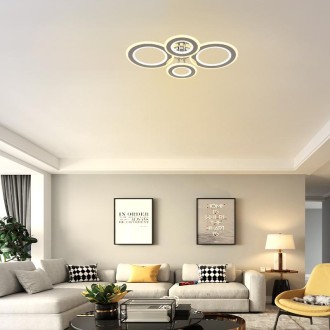 NEDES - LED stropní svítidlo s dálkovým ovladačem 100W - J3346/CH