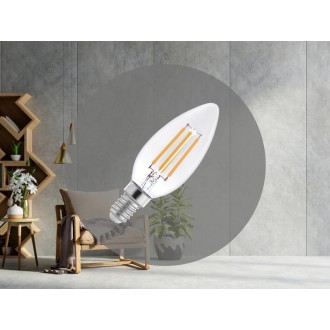 NEDES - LED Filament 4W - C35 / E14 / 4000K - ZLF722