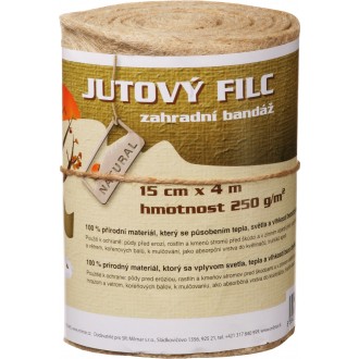 Jutový filc - zahradní bandáž 0,15 x 4 m