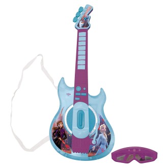 Elektronická kytara Disney Frozen s brýlemi s mikrofonem