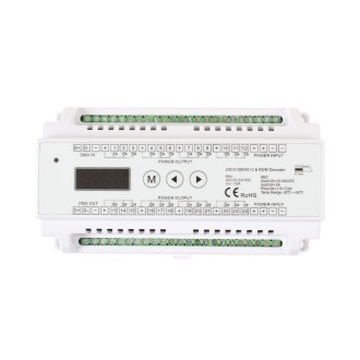 T-led - DMX dimLED dekodér 24CH DIN Varianta: DMX dimLED dekodér 24CH DIN