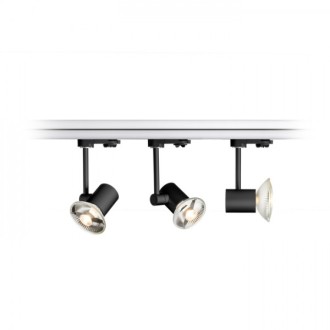 Rendl - FAX pro tříokr. lištu černá 230V LED GU10 12W Barva: Bílá