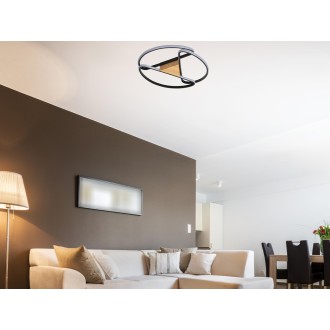 NEDES - LED stropní svítidlo s dálkovým ovladačem 75W - TA1311/BW
