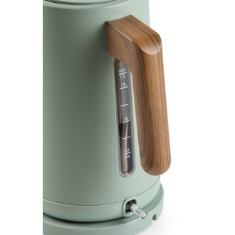 Rychlovarná konvice - nerez, zelená WOOD YOU - DOMO DO9282WK