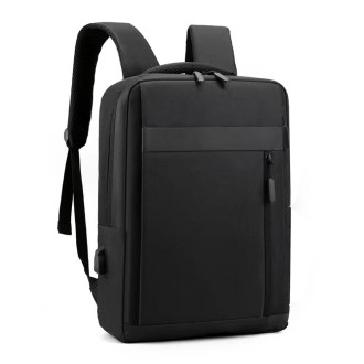 DeTech Batoh na notebook BP-05, 15.6", Černá