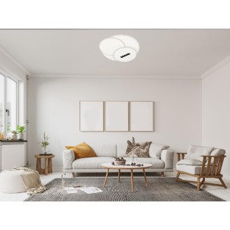NEDES - LED stropní svítidlo s dálkovým ovladačem 90W - TA1322/W
