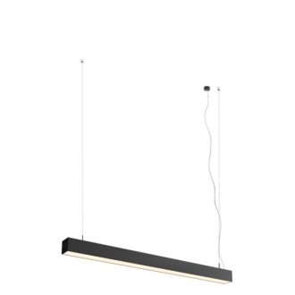 Rendl - PESANTE 75 závěsná černá 230V LED 40W 3000K Barva/Materiál: eloxovaný hliník, Barevná teplota (К): 3000