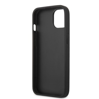 Guess PU 4G Metal Logo Zadní Kryt pro iPhone 14 Grey