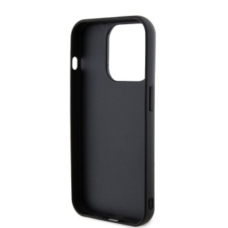 Karl Lagerfeld 3D Rubber Karl and Choupette Zadní Kryt pro iPhone 13 Pro Black