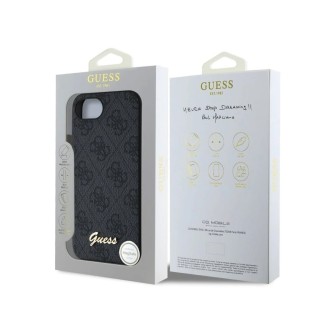 Guess 4G Zadní Kryt pro iPhone 16e Šedá