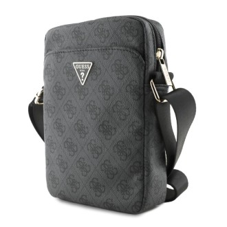 Guess PU 4G Triangle Logo Taška 8" Černá