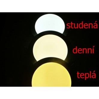 T-led - PL6 LED panel 6W přisazený kulatý 115mm Varianta: Denní bílá