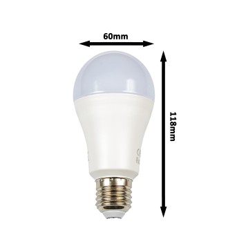T-led - LED žárovka RGBW E27 5W 360° Varianta: RGB + Teplá bílá