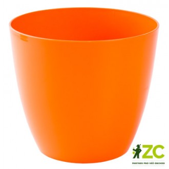 Obal Ella - lesklá oranžová 7 cm