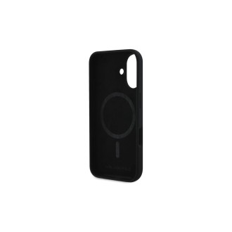 Karl Lagerfeld Liquid Silicone Karl Head MagSafe Zadní Kryt pro iPhone 16 Černá