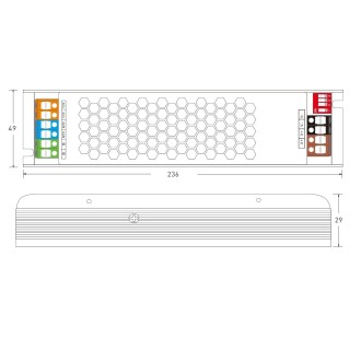T-led - LED zdroj 24V 250W zdroj INTELI-24-250 Varianta: LED zdroj 24V 250W zdroj INTELI-24-250