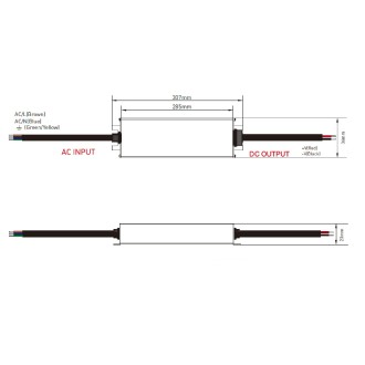 T-led - LED zdroj 24V 250W LONG-24-250 Varianta: LED zdroj 24V 250W LONG-24-250