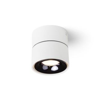 Rendl - ALBANO přisazená černá/zlatá 230V LED 5W 3000K Barevná teplota (К): 3000 K, Barva / Materiál: černý chrom