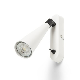 Rendl - ALEXIS nástěnná černá chrom 230V LED GU10 5W Barva: matný nikl