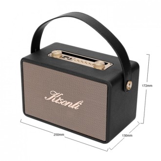 Reproduktor Kisonli G106, Bluetooth, USB, SD – oranžová