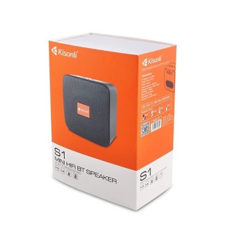 Reproduktor Kisonli S1, Bluetooth, USB, SD, FM, AUX – růžová