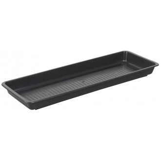 Miska pod truhlík Garden - antracit 40 cm